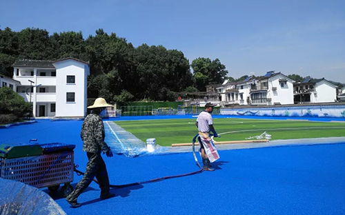 塑胶跑道面层喷涂 塑胶跑道面层喷涂