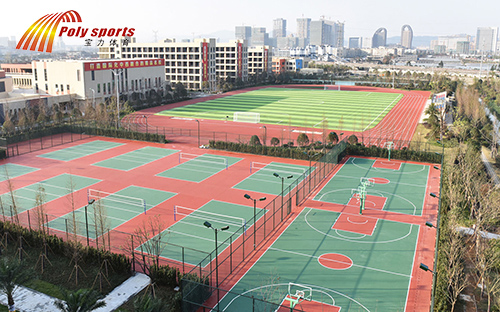 温州森马协和国际学校塑胶跑道 温州森马协和国际学校塑胶跑道