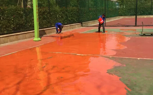 浙江蓝天环保塑胶篮球场维修 浙江蓝天环保塑胶篮球场维修