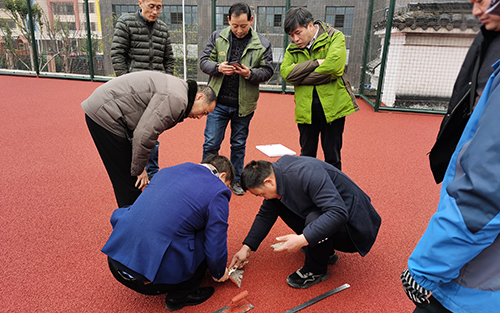 塑胶跑道取样 塑胶跑道取样