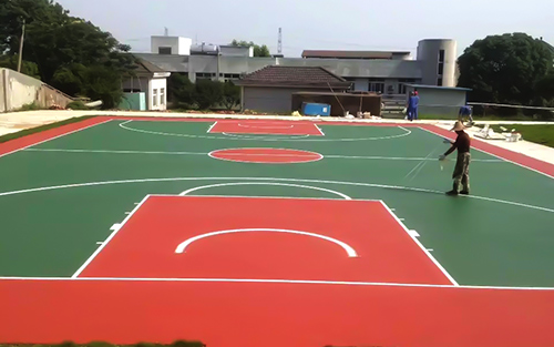 篮球场施工 篮球场施工