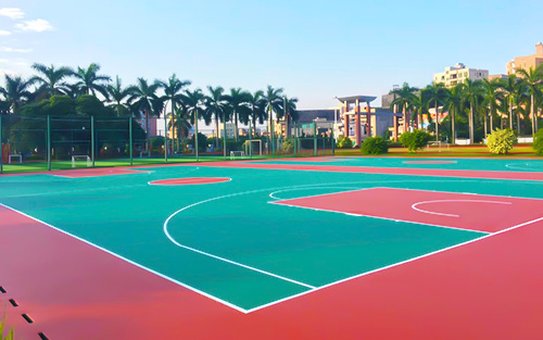 塑胶篮球场 塑胶篮球场