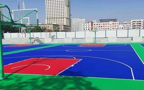 塑胶篮球场 塑胶篮球场
