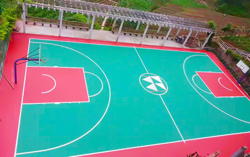 塑胶篮球场 塑胶篮球场