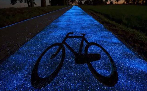 夜光路面 夜光路面