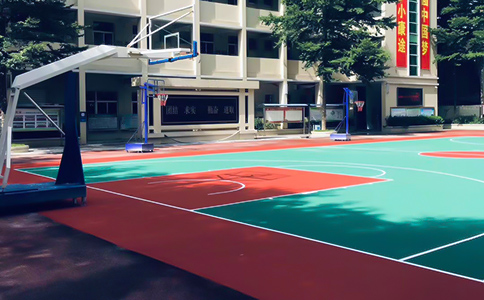 塑胶篮球场 塑胶篮球场