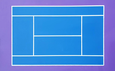 网球场平面图 网球场平面图