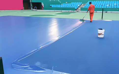 网球场地面施工 网球场地面施工