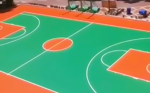 塑胶硅pu篮球场 塑胶硅pu篮球场