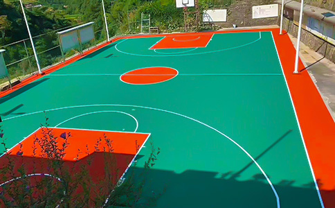 塑胶篮球场 塑胶篮球场