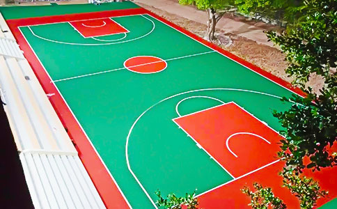 塑胶篮球场 塑胶篮球场