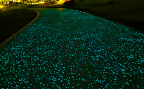 荧光跑道图片 荧光跑道图片