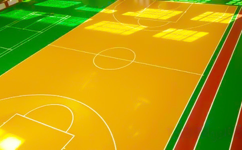 塑胶篮球场摊铺施工 塑胶篮球场摊铺施工