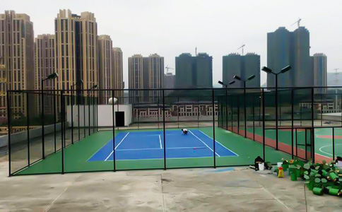 网球场施工 网球场施工