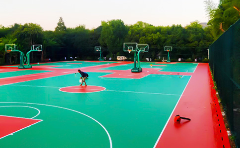 硅PU篮球场建设 硅PU篮球场建设