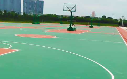 塑胶篮球场 塑胶篮球场