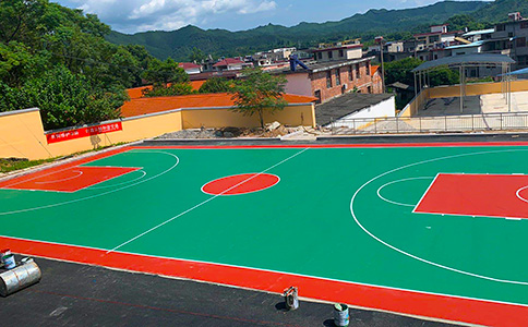 室外塑胶篮球场 室外塑胶篮球场
