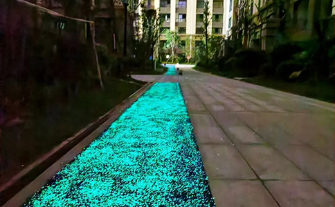 荧光路面 荧光路面