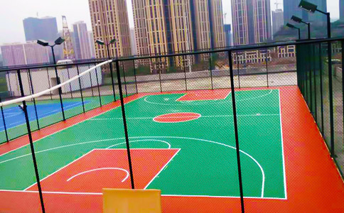 塑胶篮球场 塑胶篮球场