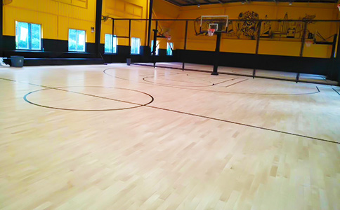 木地板篮球场 木地板篮球场