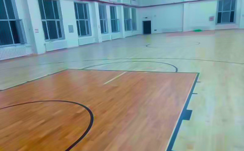 室内木地板篮球场 室内木地板篮球场