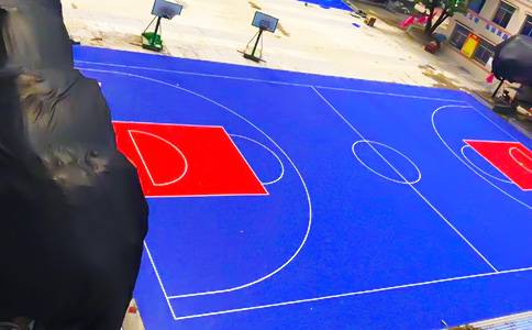 硅pu塑胶篮球场 硅pu塑胶篮球场