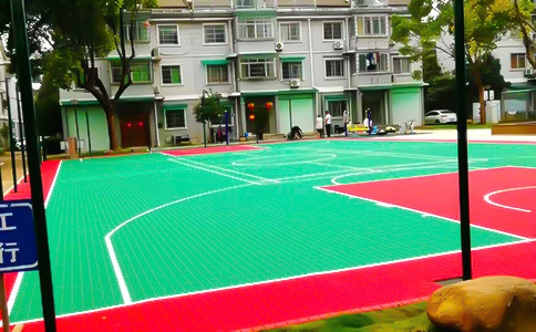 篮球场施工 篮球场施工