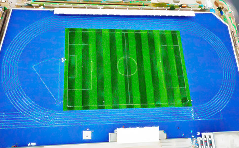人造草足球场图片 人造草足球场图片