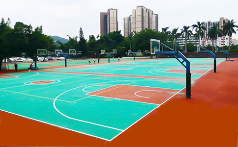 学校篮球场 学校篮球场