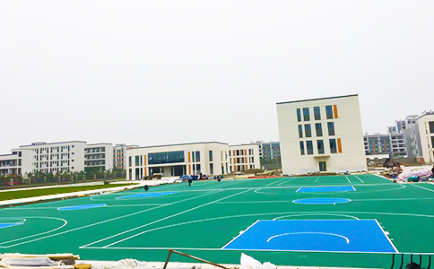 塑胶篮球场 塑胶篮球场
