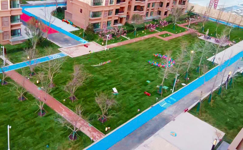 小区塑胶跑道 小区塑胶跑道