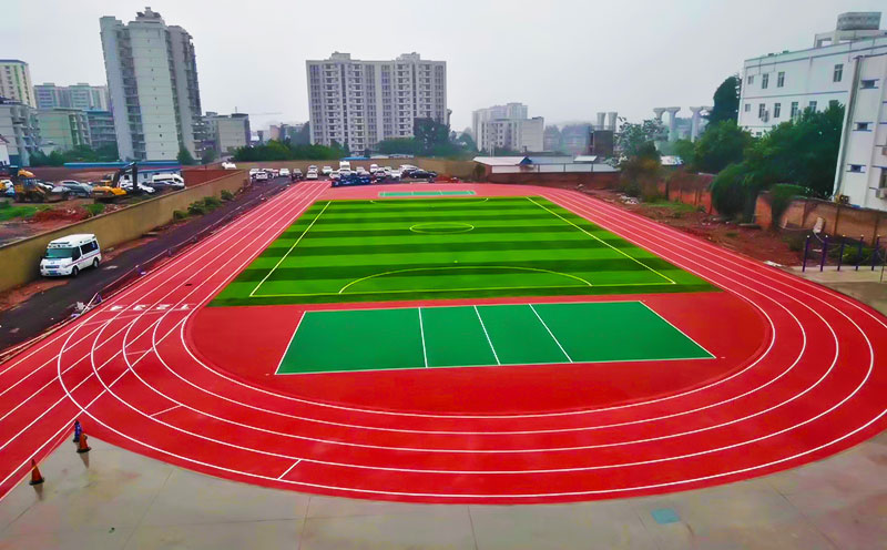学校塑胶跑道 学校塑胶跑道