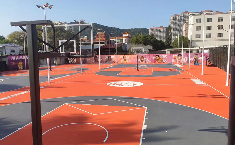 标准篮球场 标准篮球场