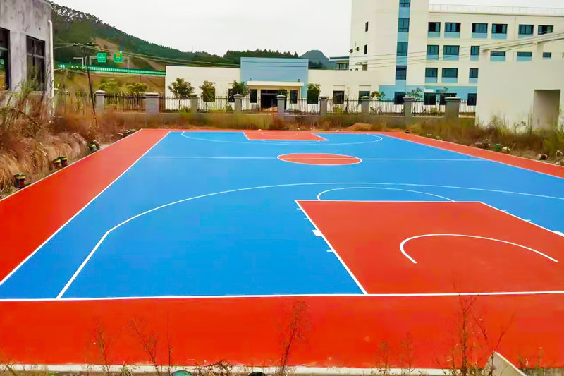 塑胶篮球场 塑胶篮球场