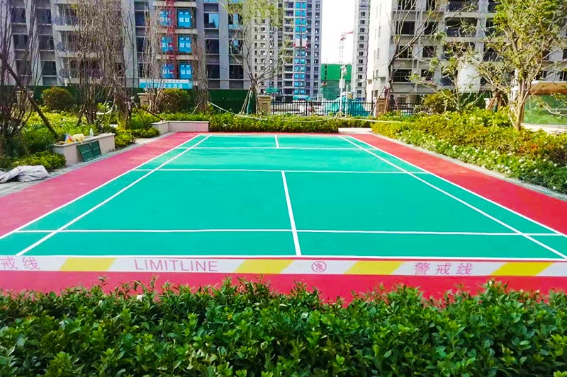 室外羽毛球场 室外羽毛球场