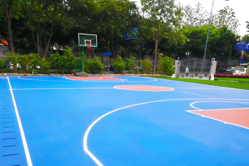 塑胶篮球场 塑胶篮球场