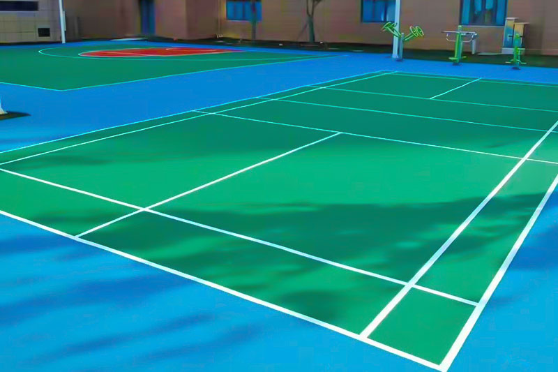 塑胶羽毛球场 塑胶羽毛球场