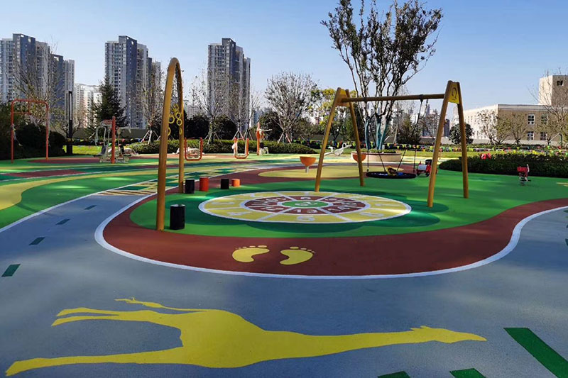 小区塑胶场地 小区塑胶场地