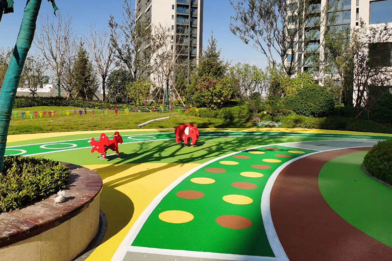 小区塑胶步道 小区塑胶步道