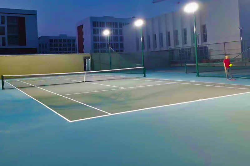 室外硅pu网球场 室外硅pu网球场