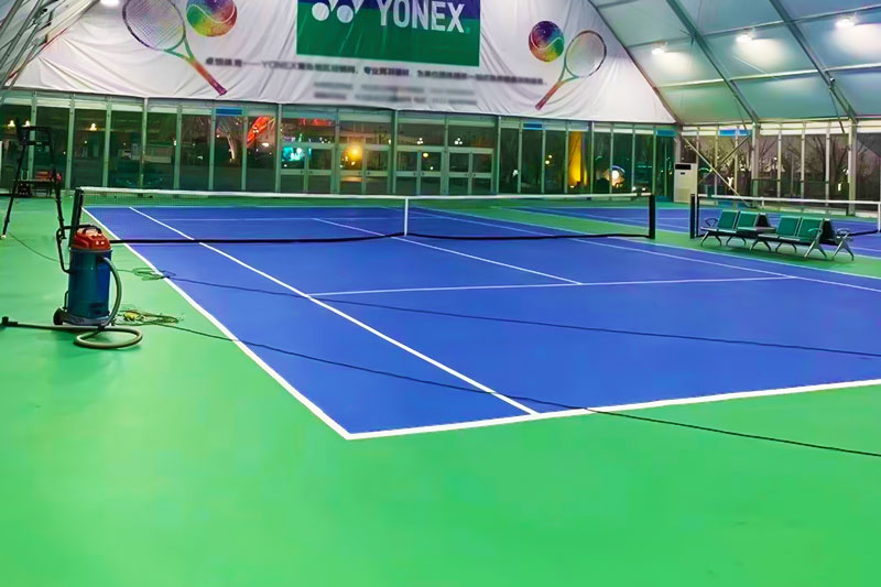 室内硅pu网球场 室内硅pu网球场