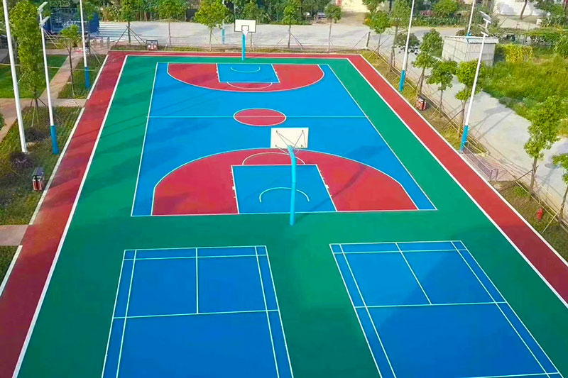 露天篮球场 露天篮球场