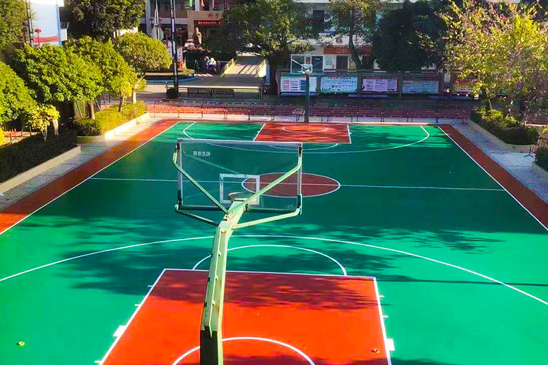 浙江硅pu篮球场 浙江硅pu篮球场
