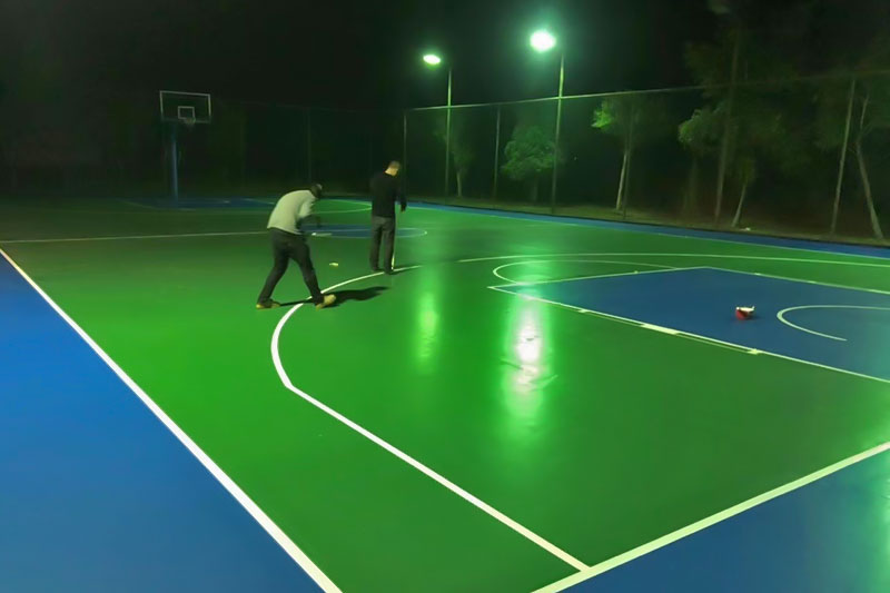 硅PU球场施工 硅PU球场施工