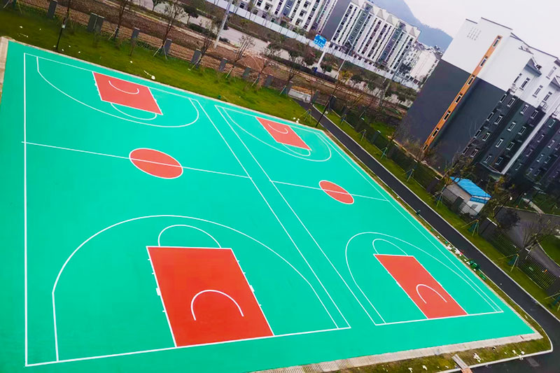 丙烯酸篮球场 丙烯酸篮球场