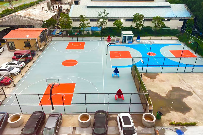 塑胶篮球场 塑胶篮球场