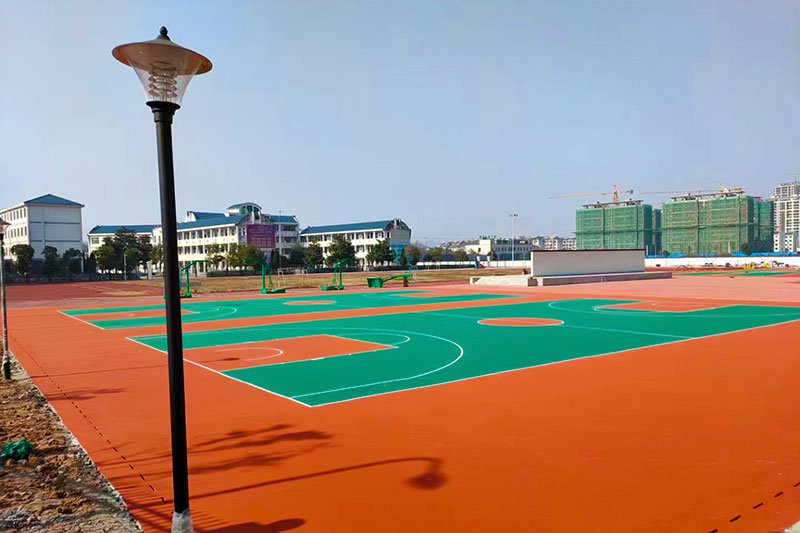 塑胶篮球场 塑胶篮球场