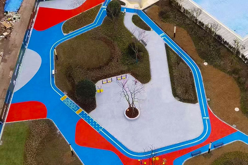小区塑胶跑道 小区塑胶跑道