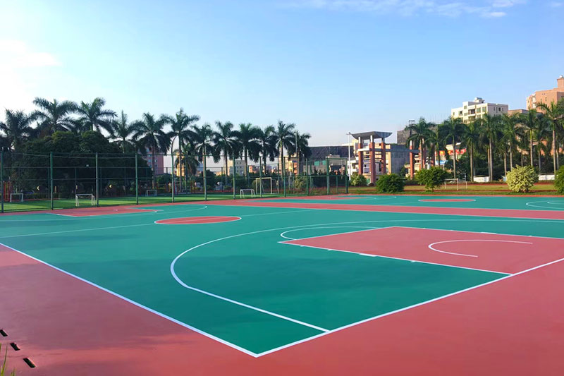 塑胶篮球场 塑胶篮球场