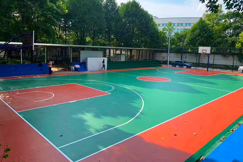 塑胶硅PU球场 塑胶硅PU球场